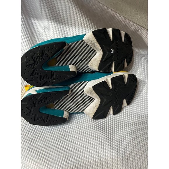 Reebok sneakers shoes sports athletic green blue rare  Fury